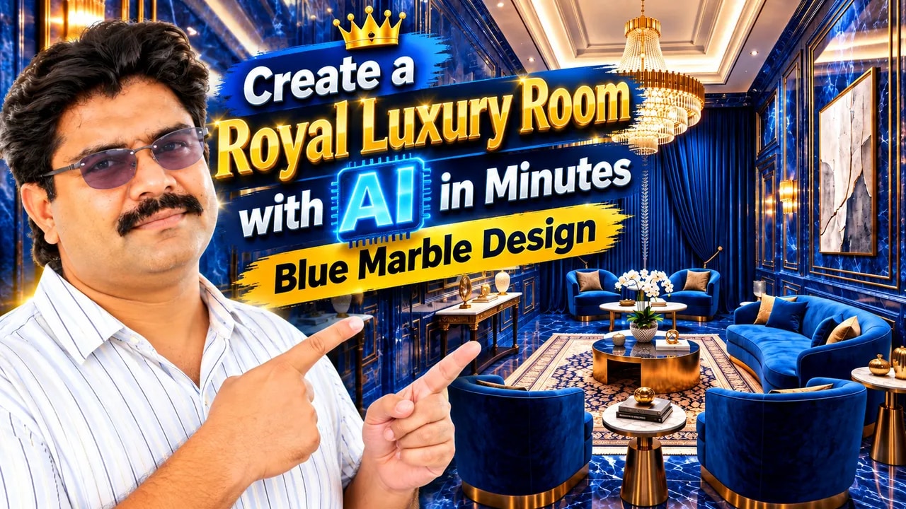 Create a Royal Luxury Room with AI in Minutes | Blue Marble Design
